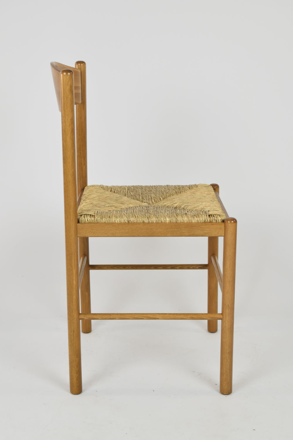 Stock second choice chair model 02 oak color straw seat