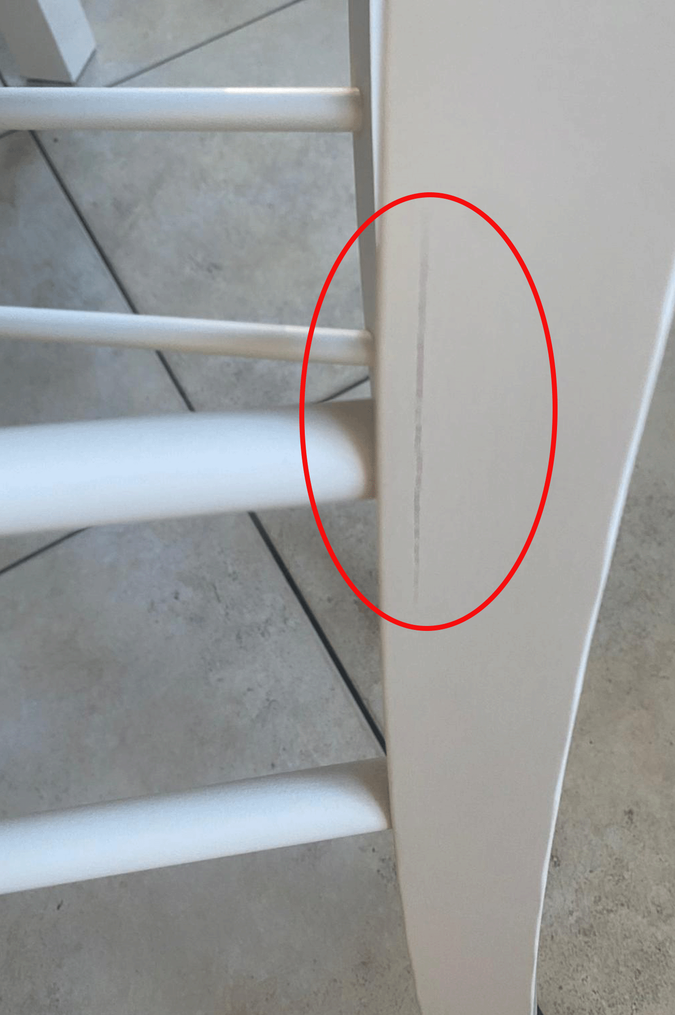 Stock sedia seconda scelta modello 14 colore laccato bianco seduta in legno