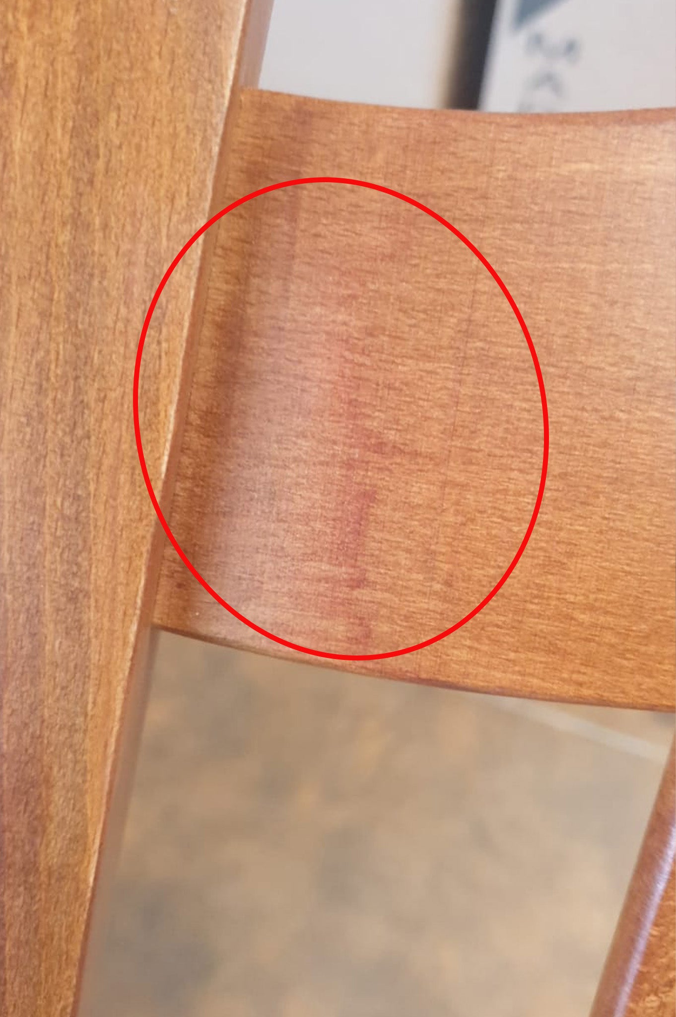 Stock sedia seconda scelta modello 21 colore noce chiaro 110 seduta in legno