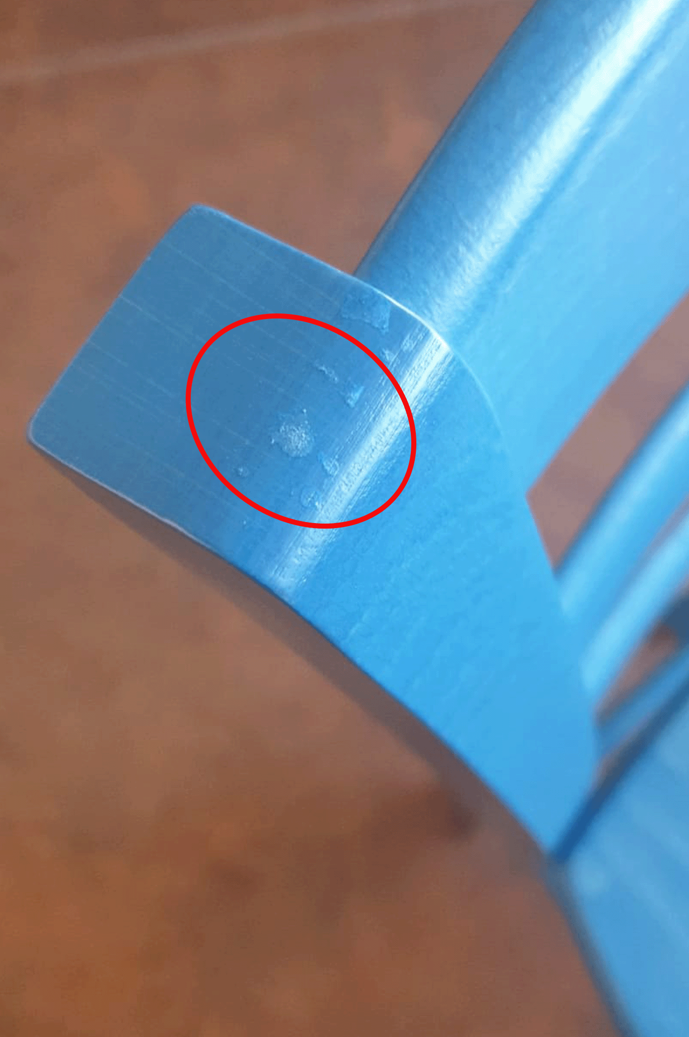 Stock second choice chair model 25 blue color wooden seat