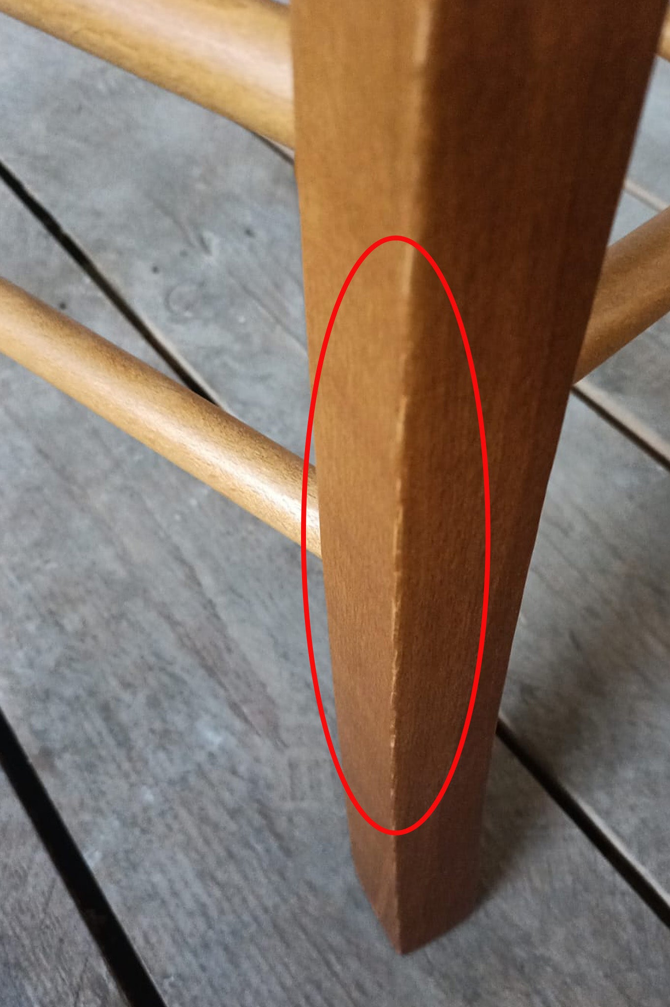 Stock second choice chair model 25 oak color wooden seat