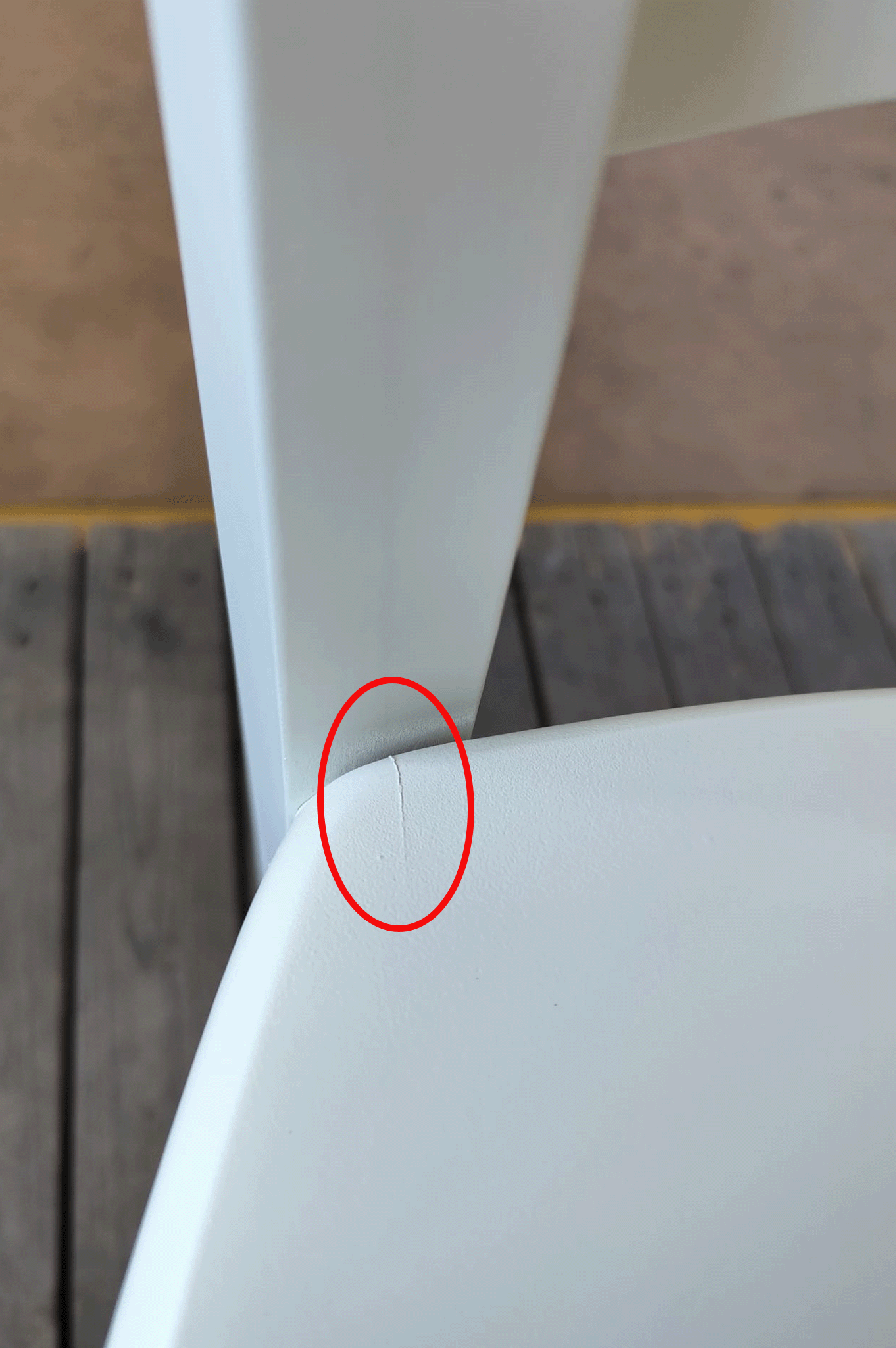 Stock second choice chair model 25 ice white color wooden seat