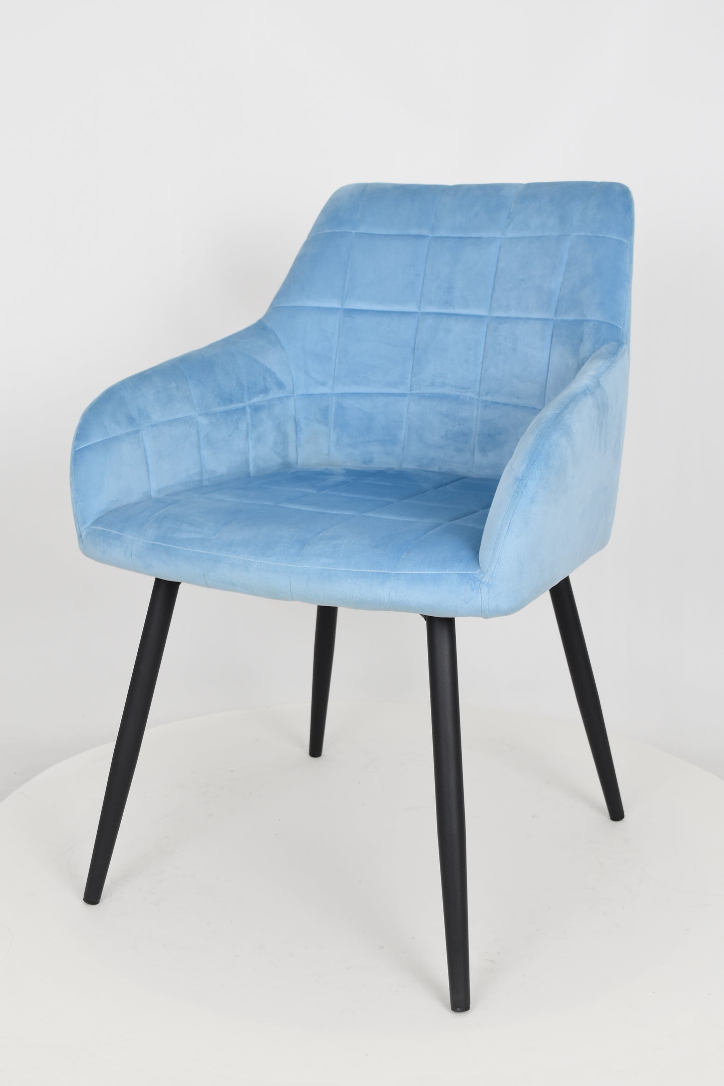 Stock second choice armchair model 7651 upholstered in dark grey velvet