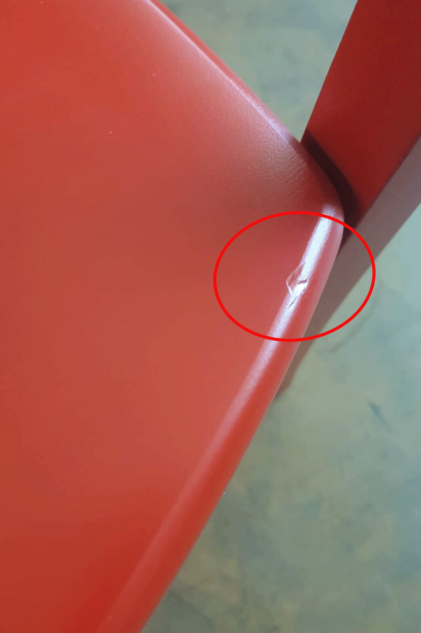 Stock second choice chair model 33 red color wooden seat