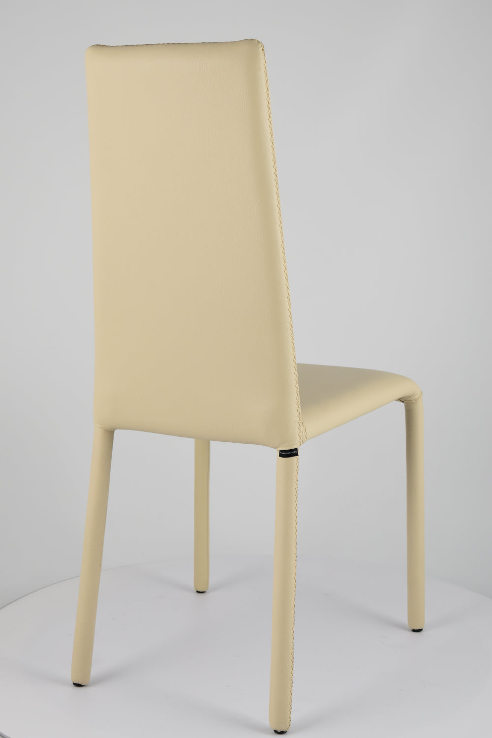 Stock second choice chair model MGR174 upholstered in sand artificial leather