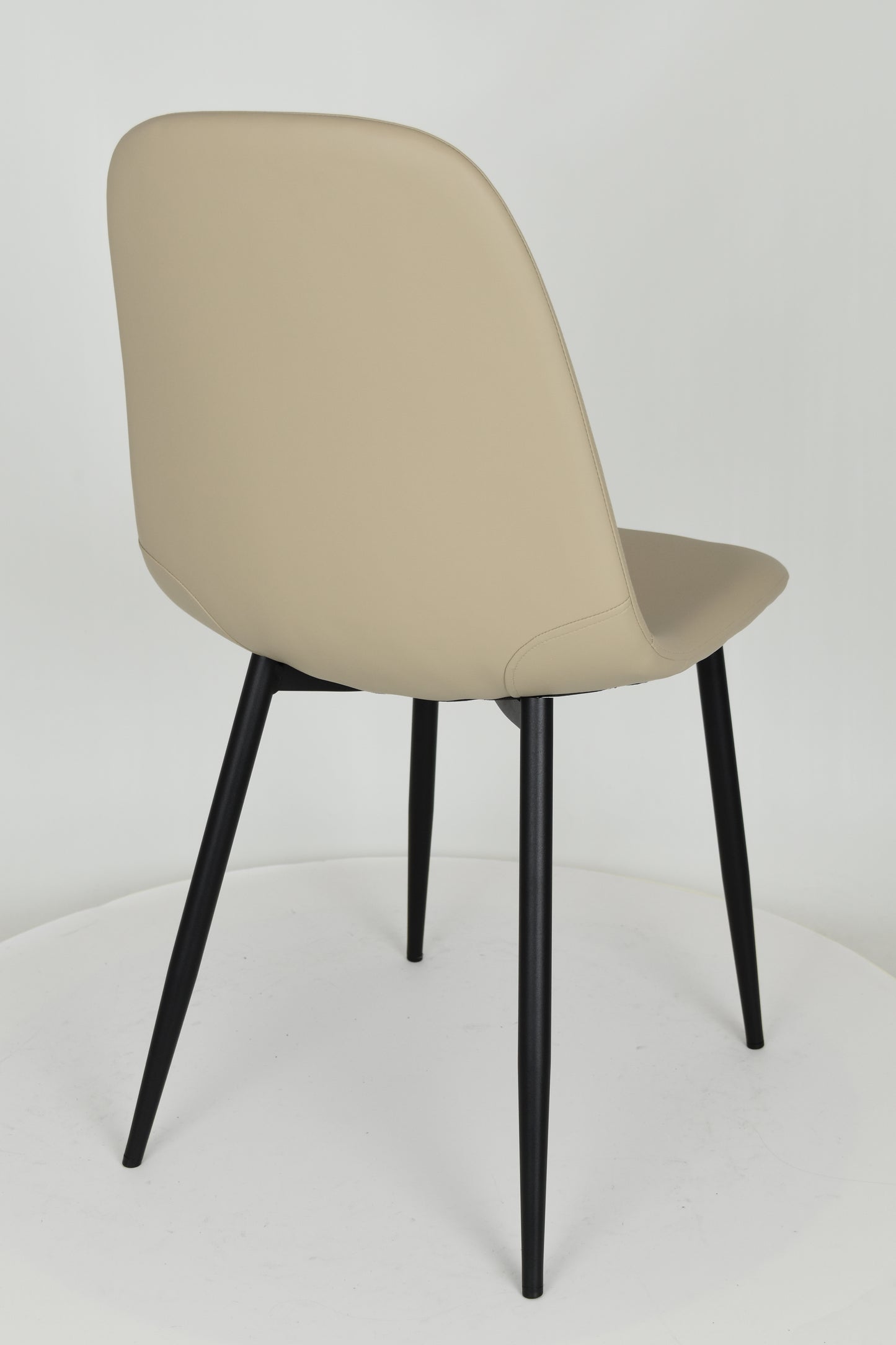 Stock second choice chair model 95 upholstered in sand artificial leather