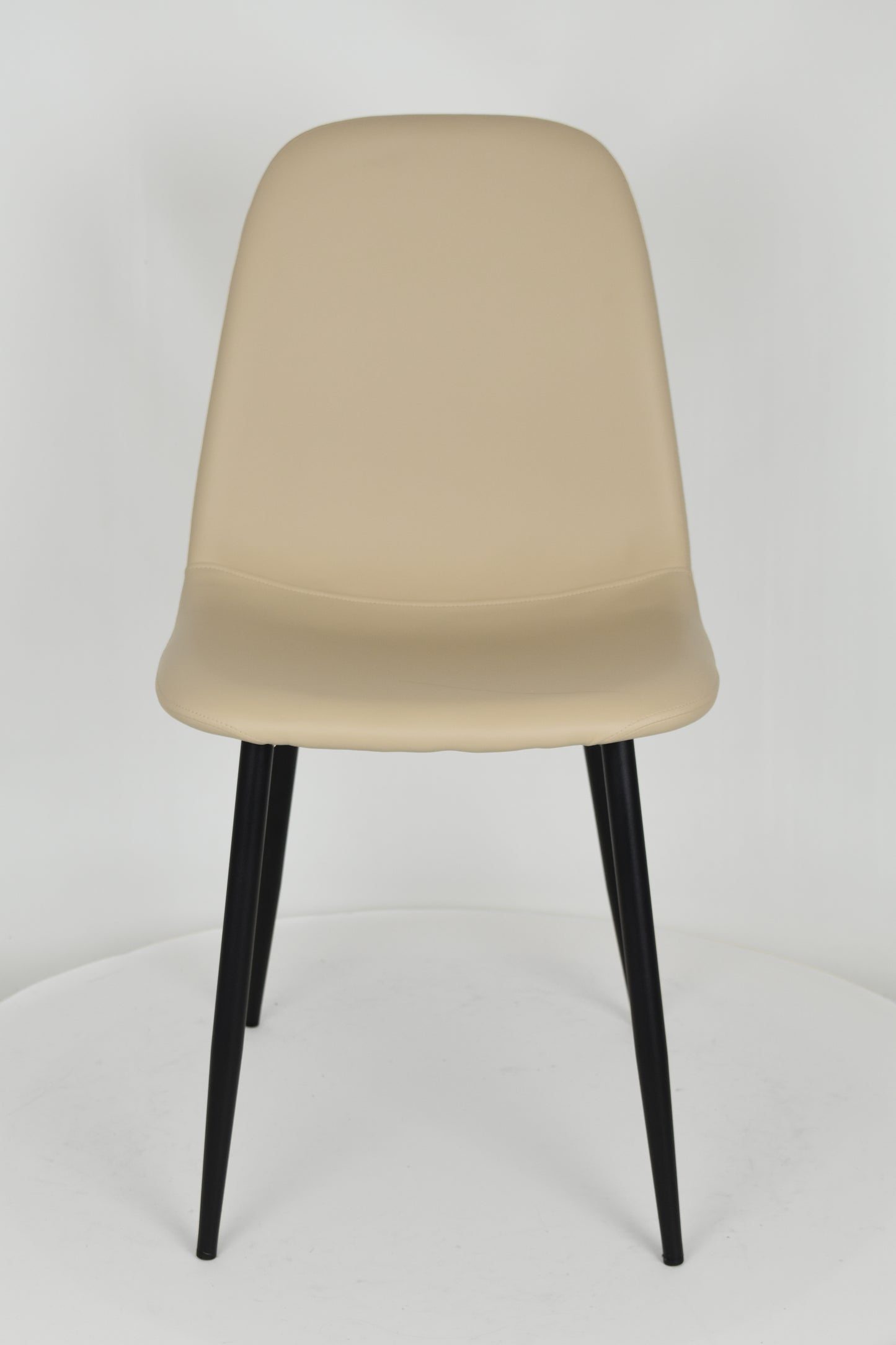 Stock second choice chair model 95 upholstered in sand artificial leather
