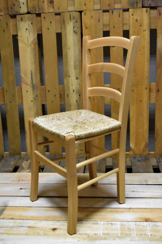 Stock chairs model 14 natural color straw seat