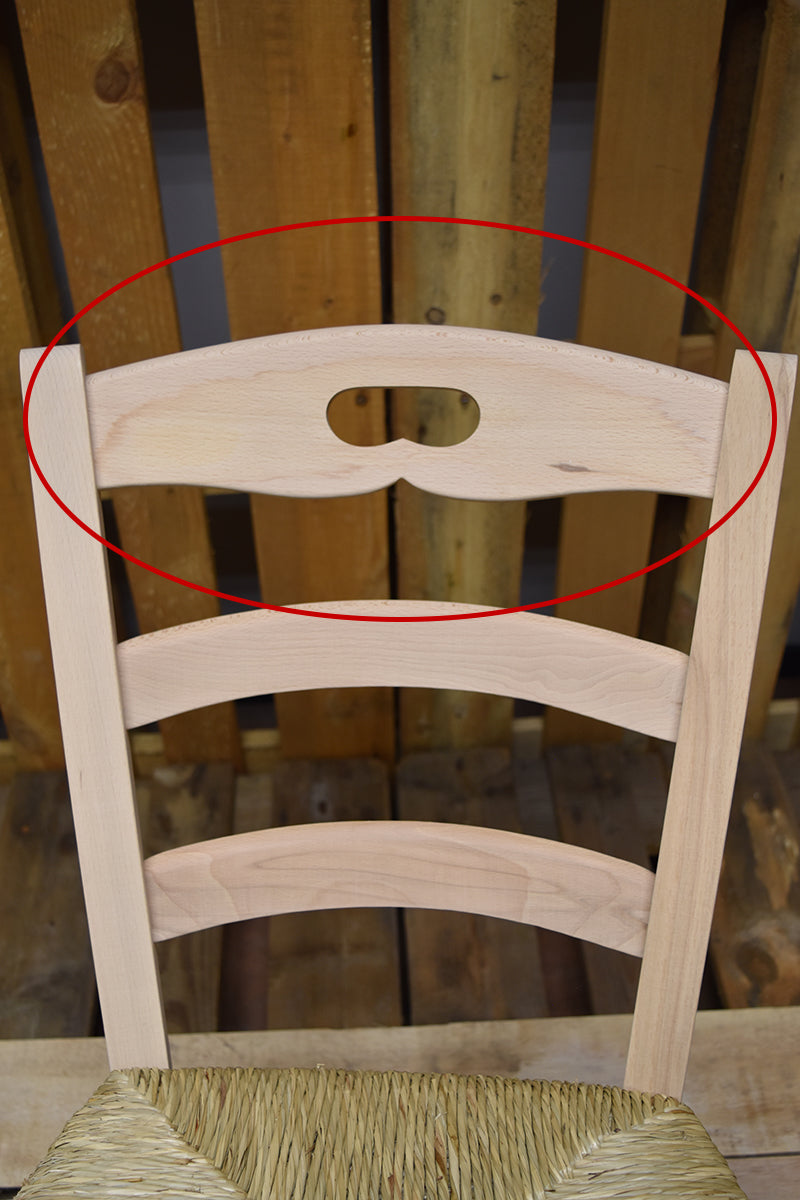 Stock second choice chair model 15 raw straw seat