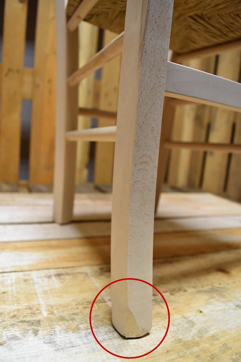 Stock second choice chair model 15 raw straw seat
