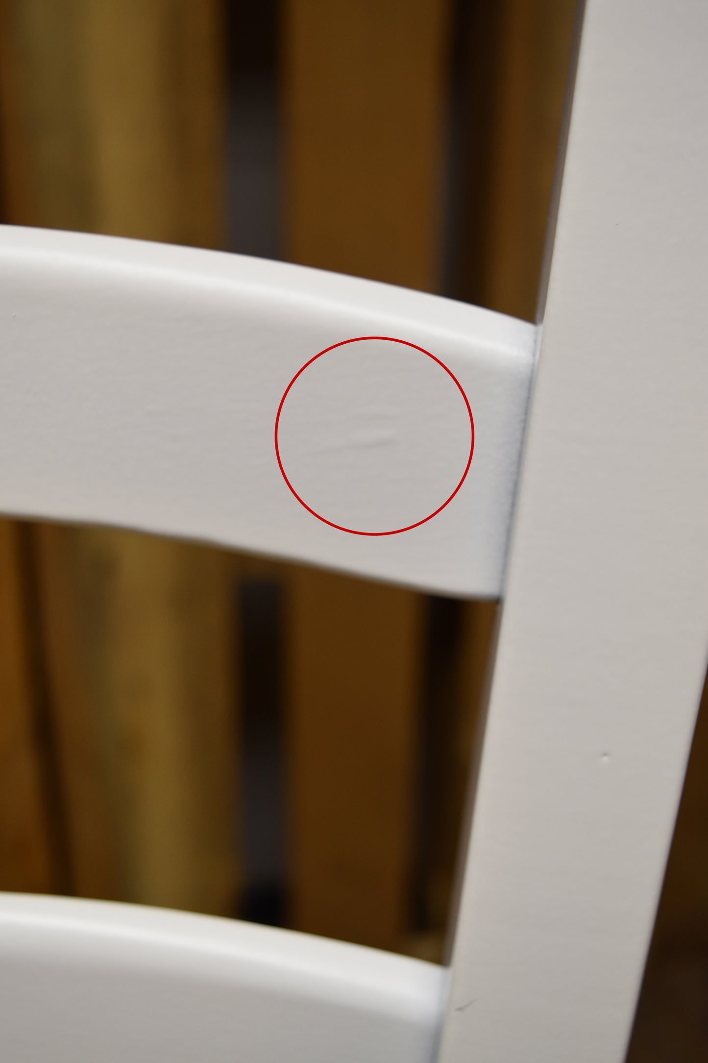 Stock second choice chair model 14 lacquered white straw seat