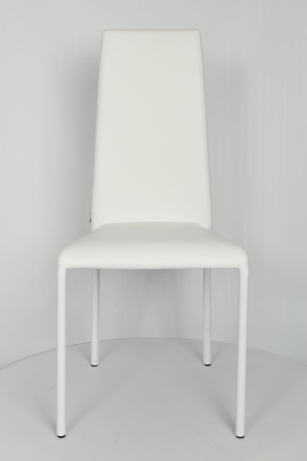 Stock second choice chair model MGRIM224 upholstered in white artificial leather