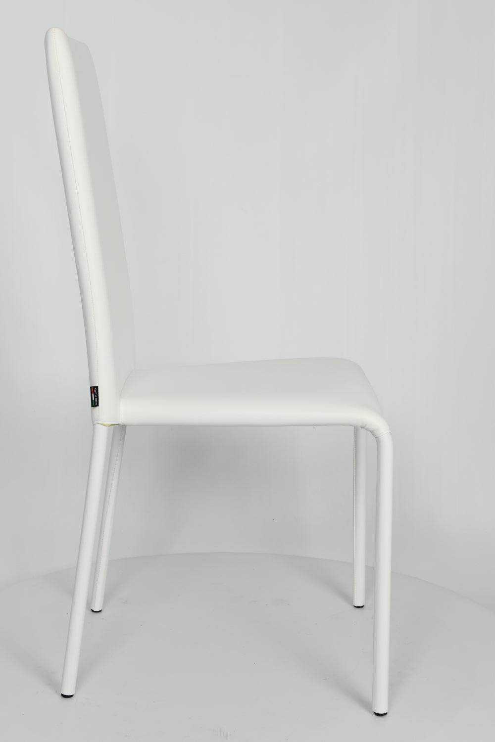 Stock second choice chair model MGRIM224 upholstered in white artificial leather