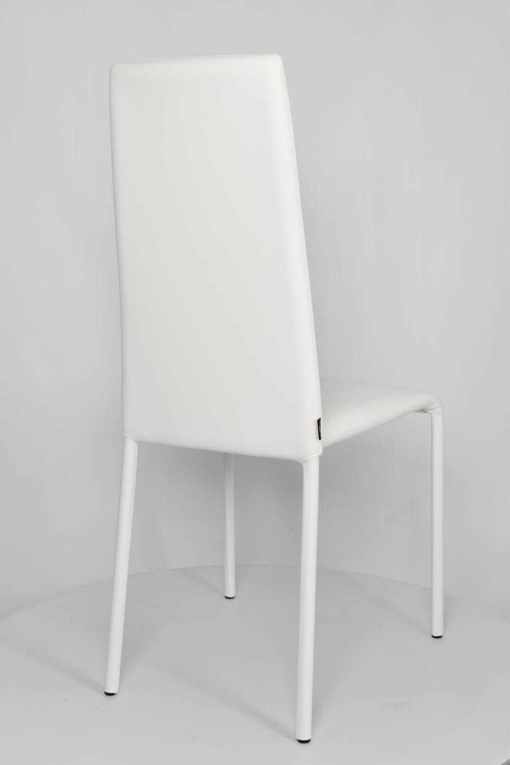 Stock second choice chair model MGRIM224 upholstered in white artificial leather