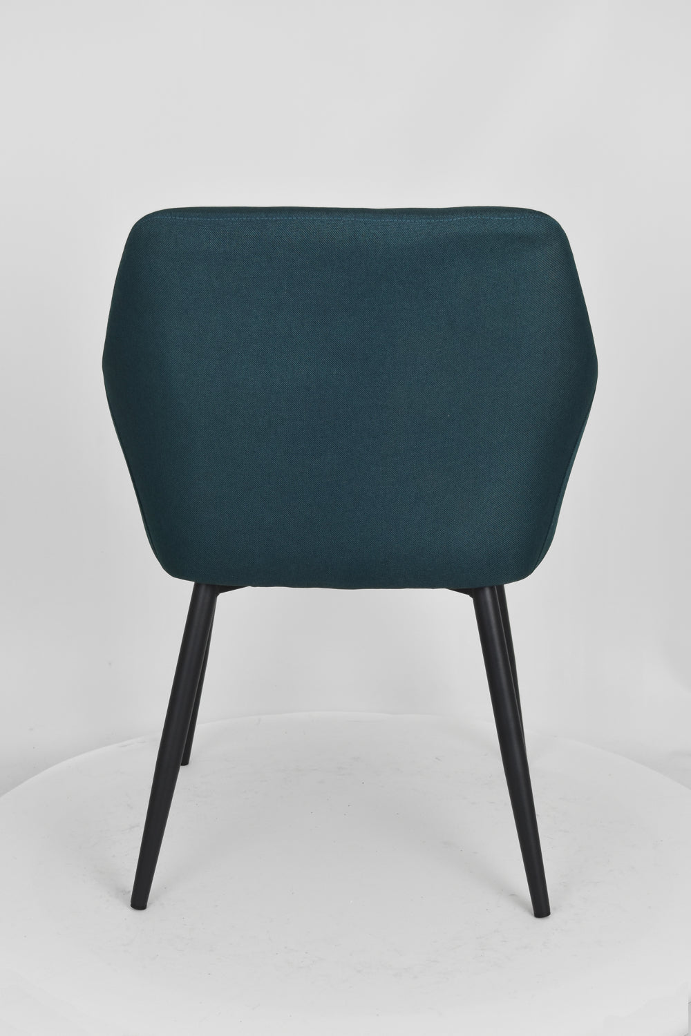 Outlet chair model 93 upholstered in blue fabric