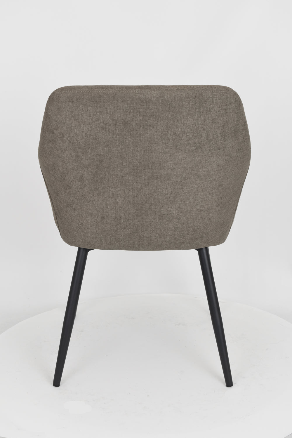 Outlet chair model 93 upholstered in cement grey fabric