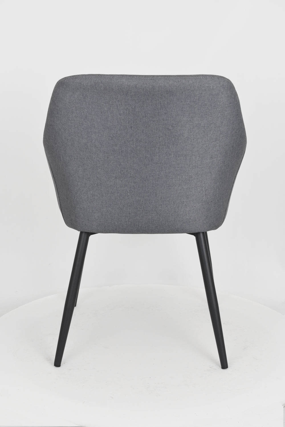 Outlet chair model 93 upholstered in dark grey fabric