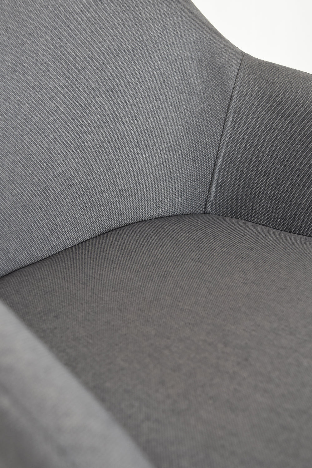 Outlet chair model 93 upholstered in dark grey fabric