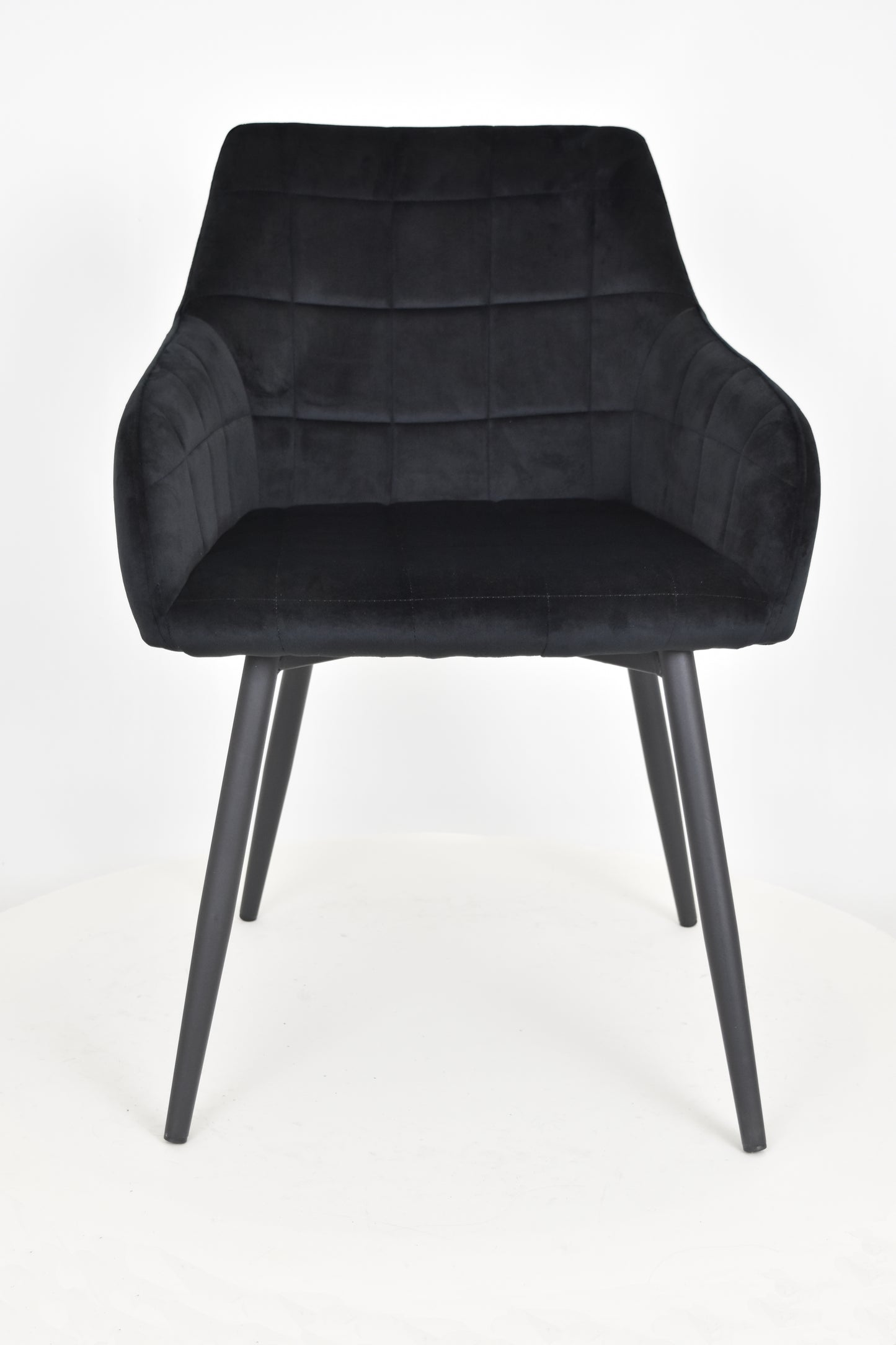 Stock second choice armchair model 7651 upholstered in black velvet