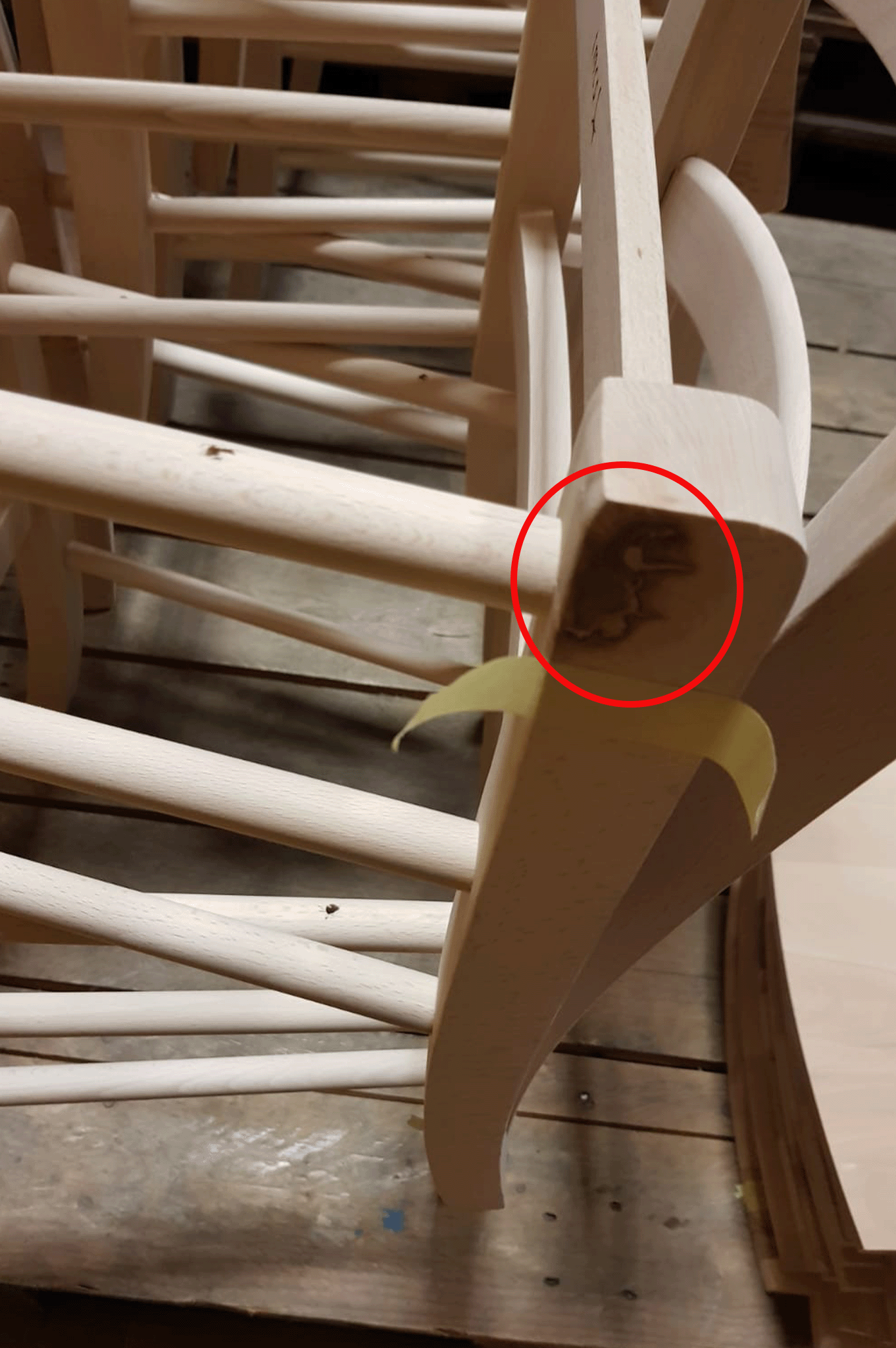 Stock second choice chair model 25 raw straw seat