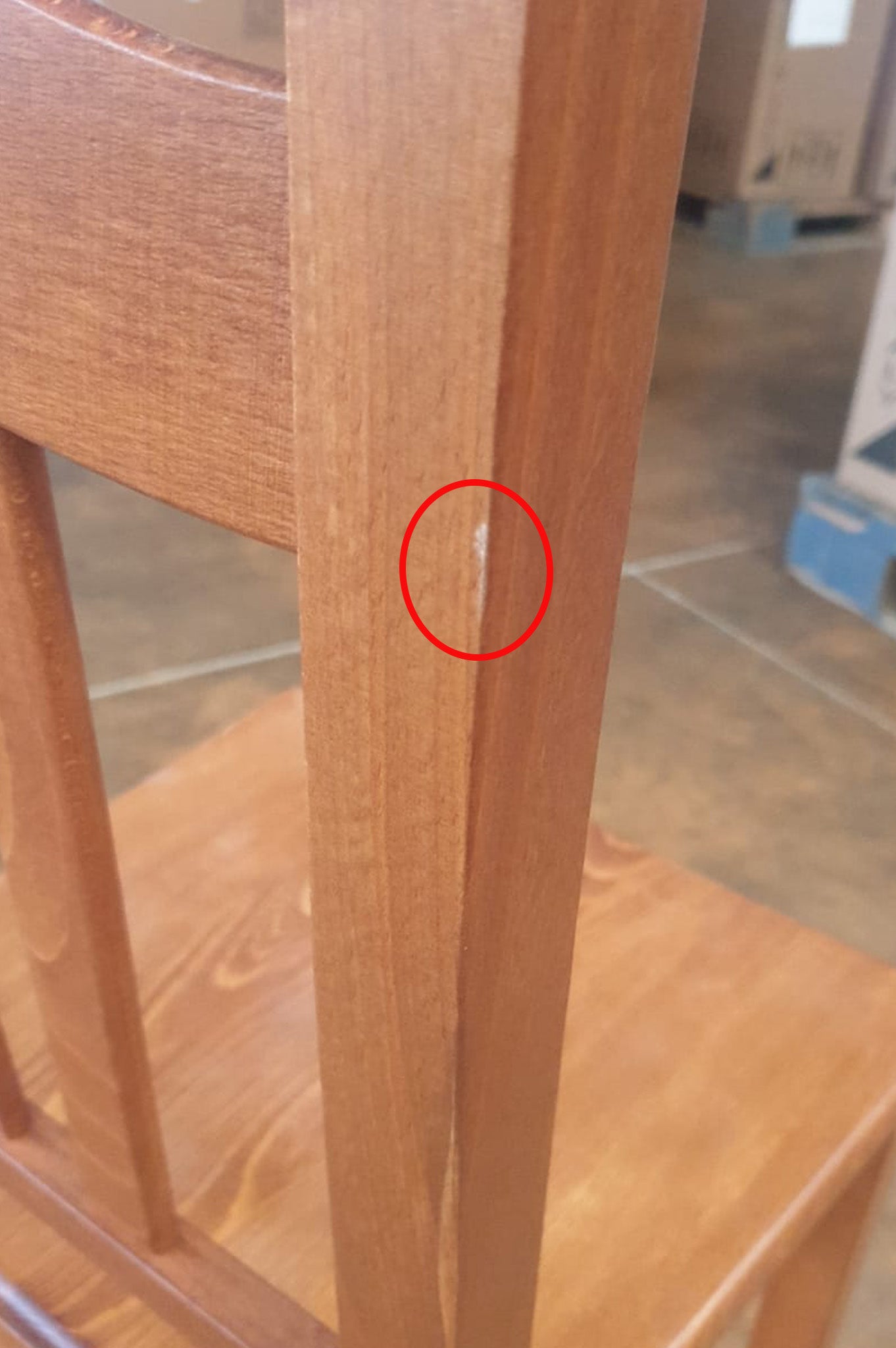 Stock sedia seconda scelta modello 21 colore noce chiaro 110 seduta in legno