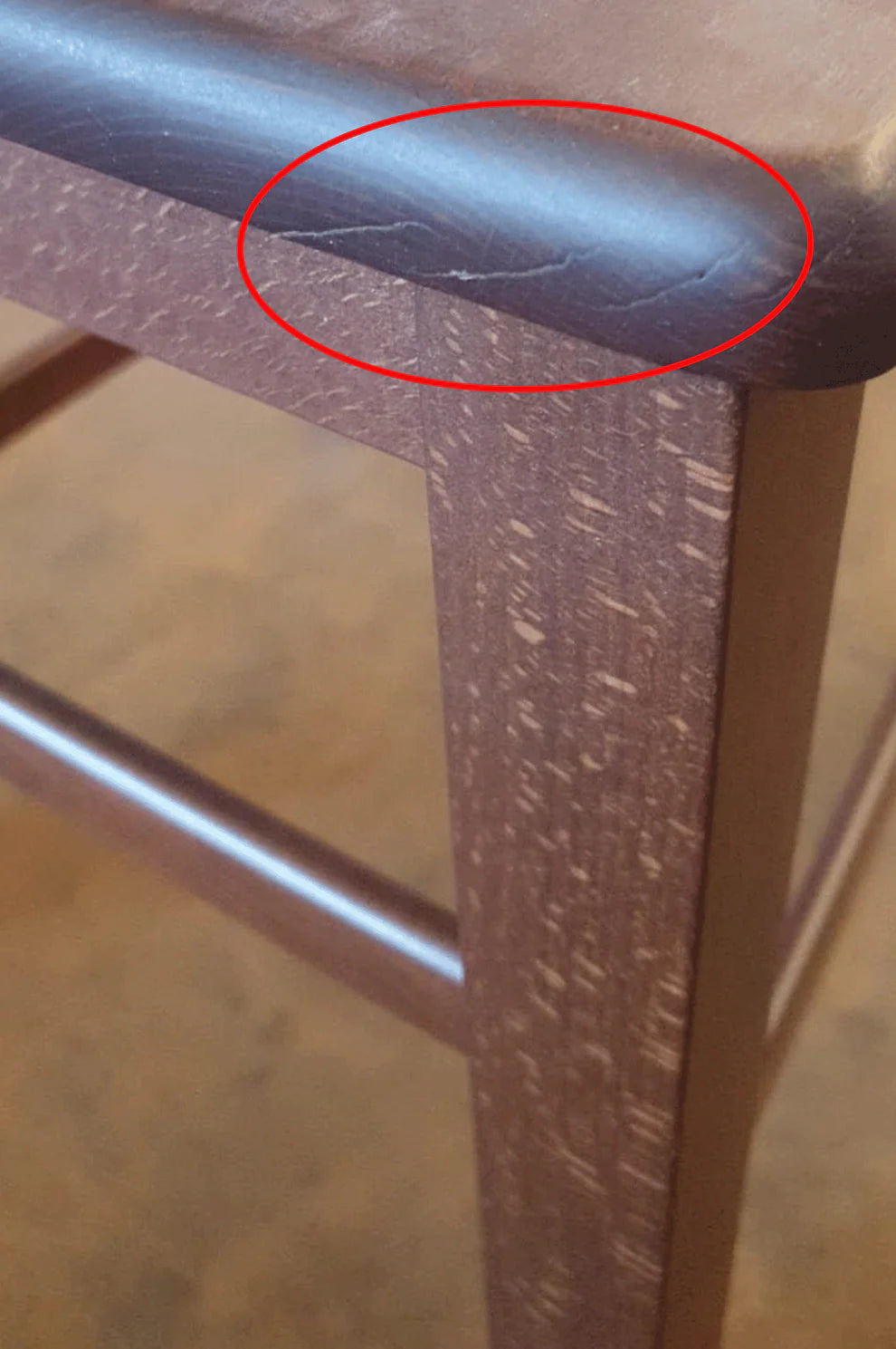 Stock sedia seconda scelta modello 21 colore noce chiaro 110 seduta in legno