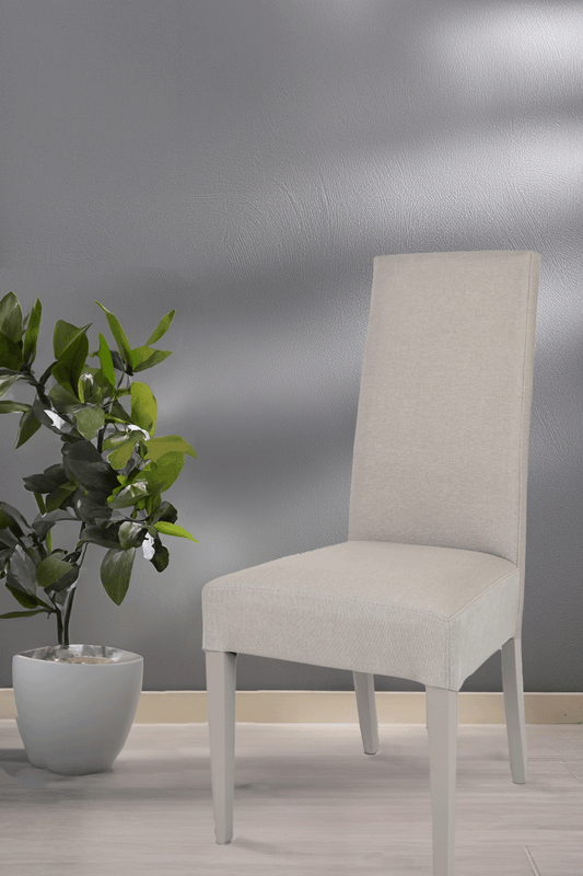 Outlet chair model 36 upholstered in chamois fabric