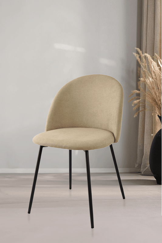 Outlet chair model 99 upholstered in chamois fabric