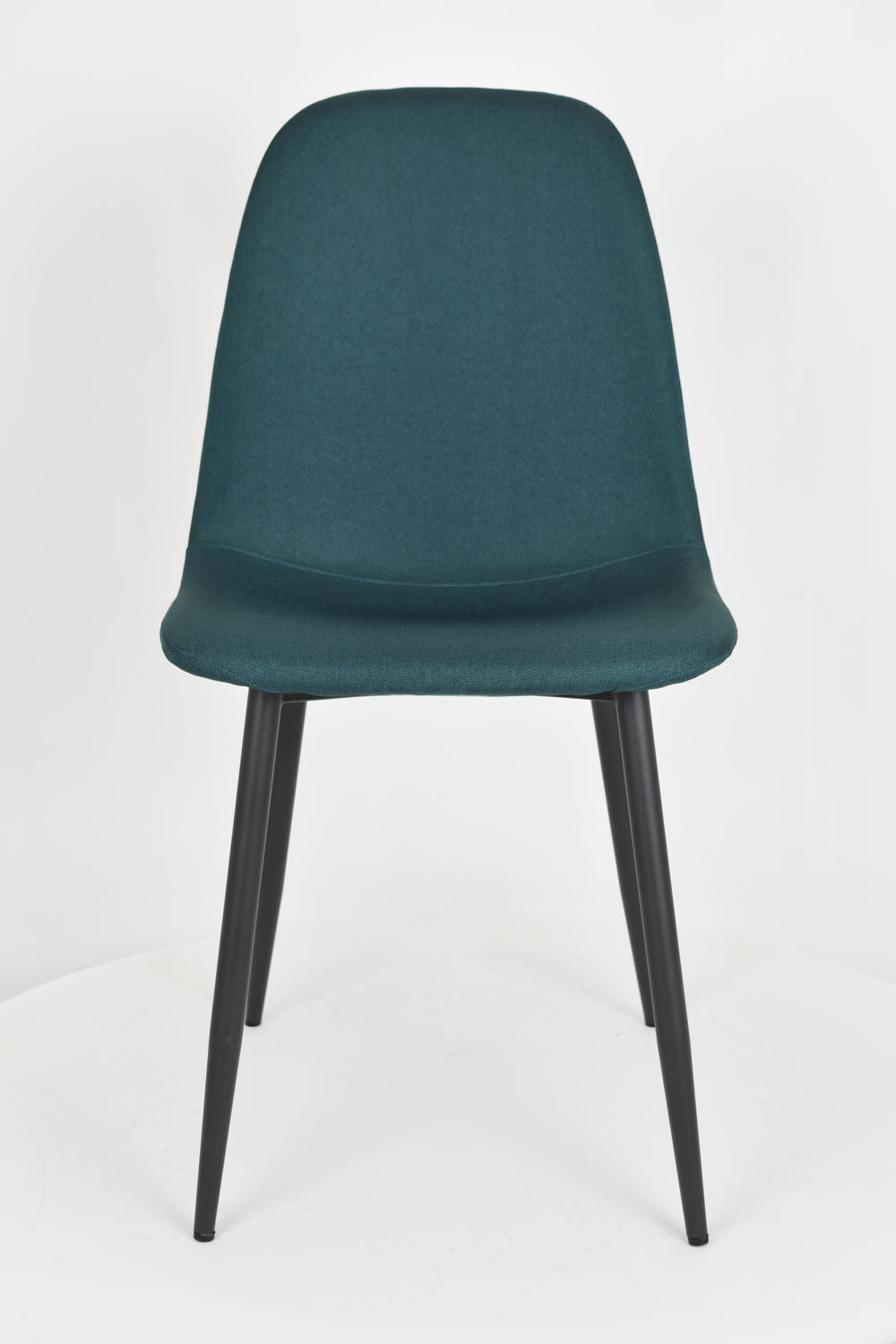 Outlet chair model 95 upholstered in blue fabric 