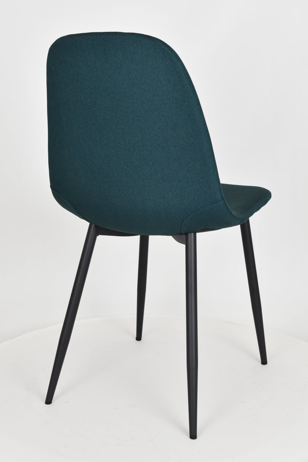 Outlet chair model 95 upholstered in blue fabric 