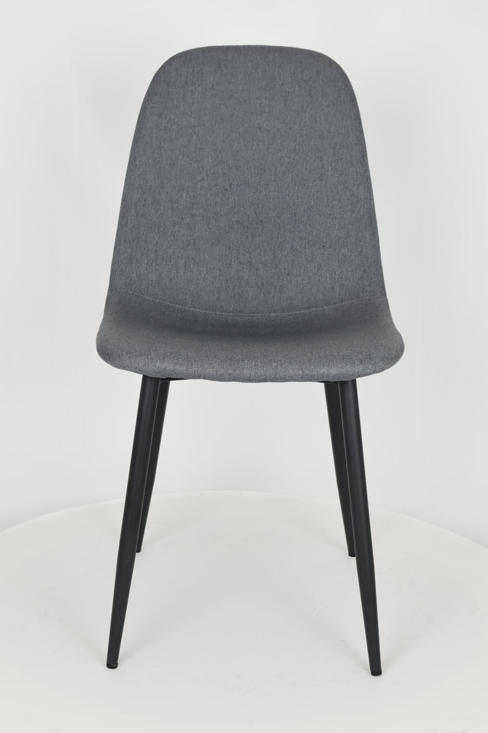 Outlet chair model 95 upholstered in dark grey fabric