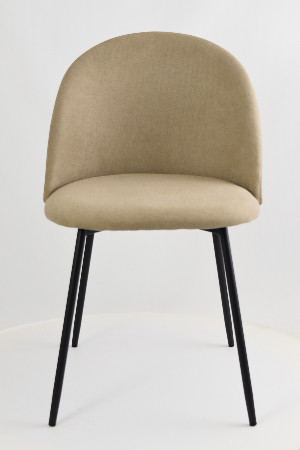 Outlet chair model 99 upholstered in chamois fabric