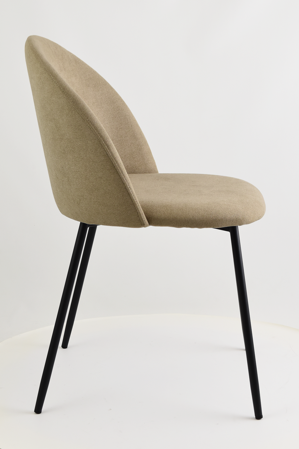 Outlet chair model 99 upholstered in chamois fabric