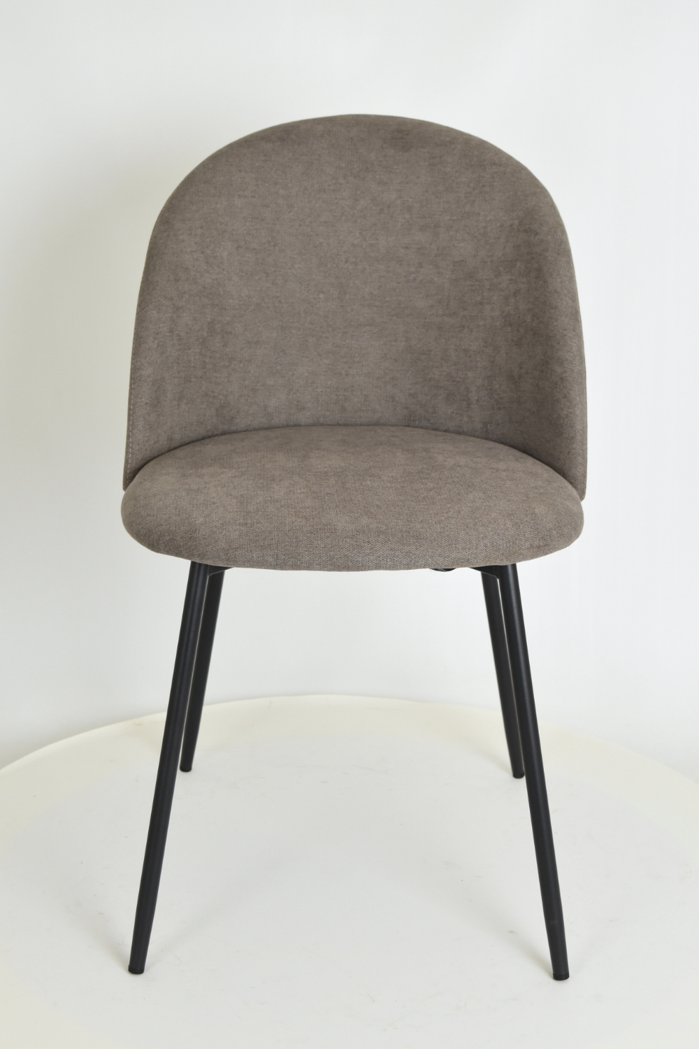 Outlet chair model 99 upholstered in cement grey fabric