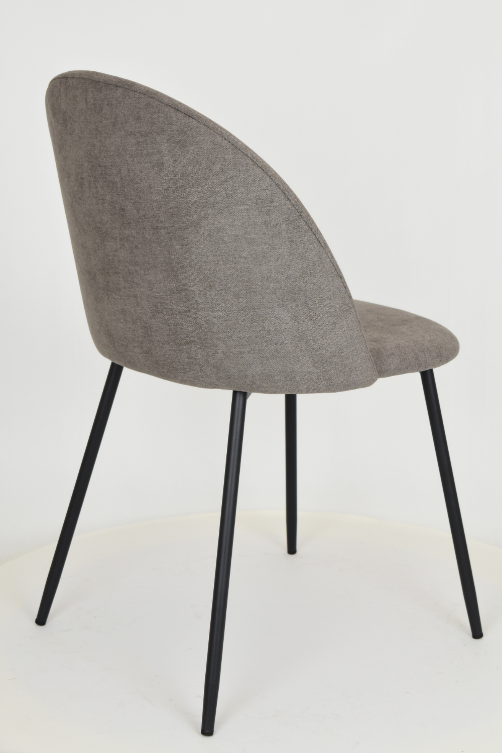 Outlet chair model 99 upholstered in cement grey fabric