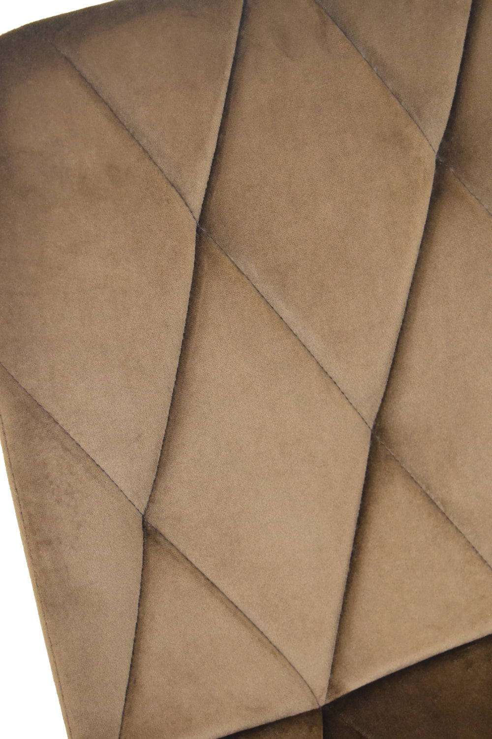 Outlet chair model 94 upholstered in brown velvet