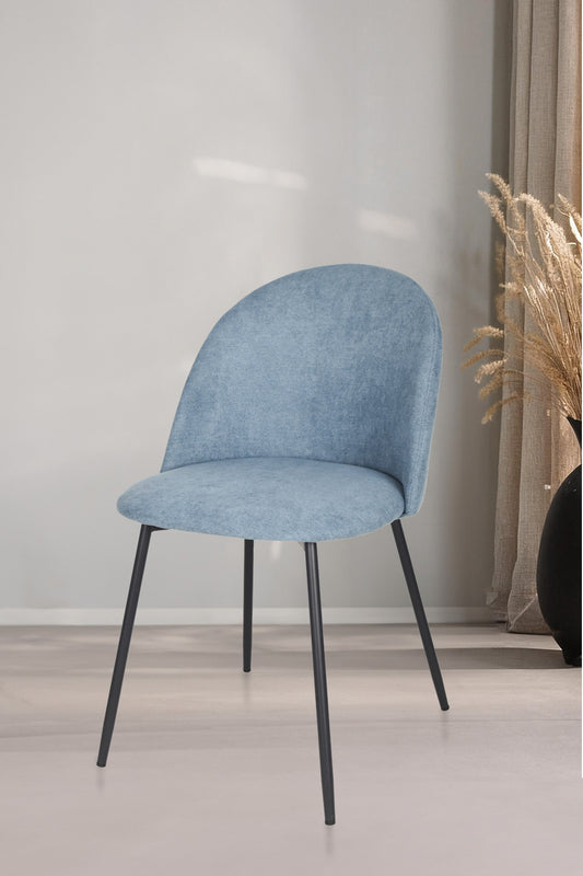 Outlet chair model 99 upholstered in jeans fabric